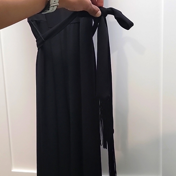 Black Ralph Lauren jumpsuit, with tassel belt, size M - Picture 2 of 5